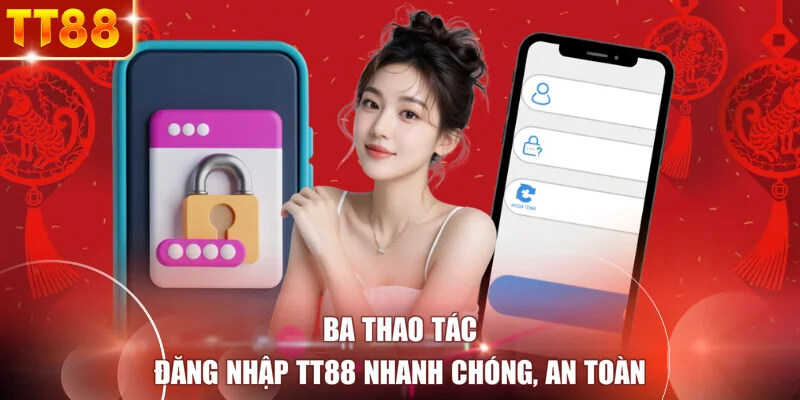 Ba thao tác đăng nhập TT88 nhanh chóng, an toàn
