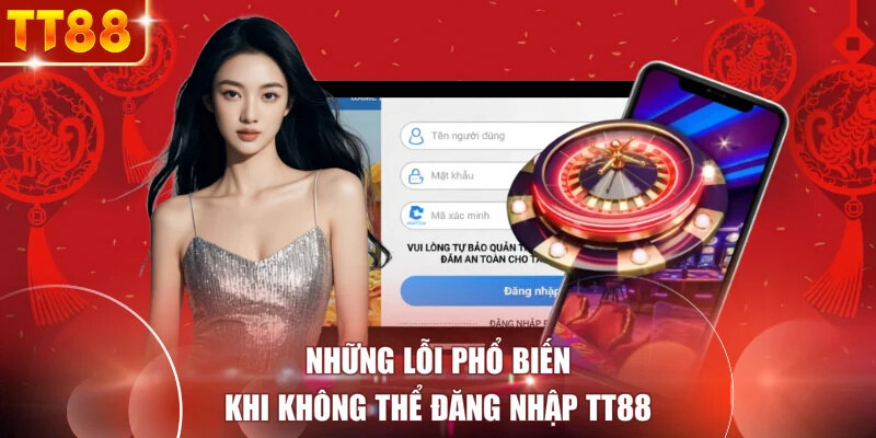 Những lỗi phổ biến khi không thể đăng nhập TT88