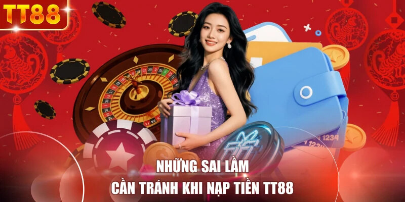 Những sai lầm cần tránh khi nạp tiền TT88