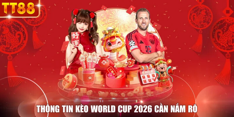 Thông tin kèo World Cup 2026 cần nắm rõ